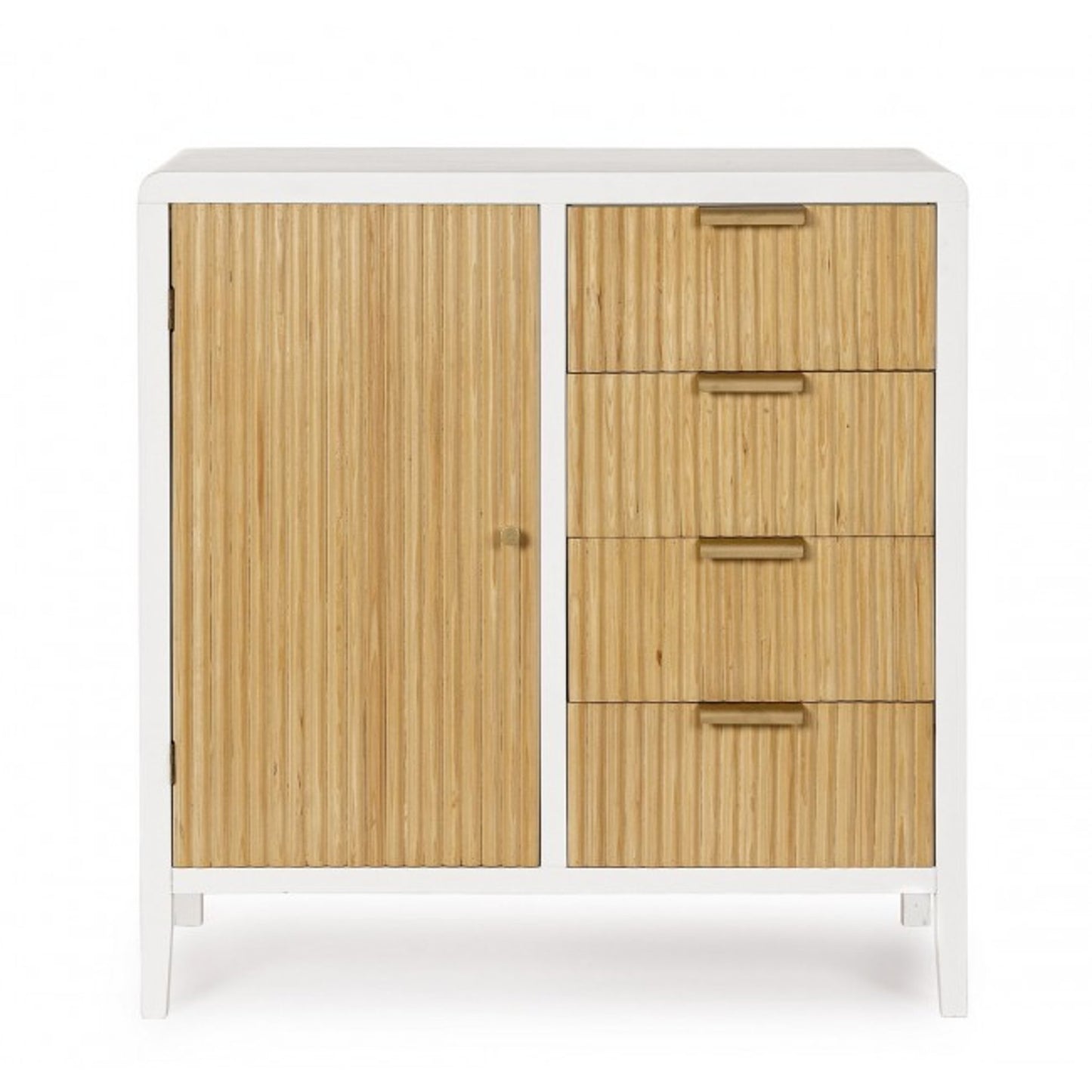 Credenza bianca 80x40x82 cm in legno
