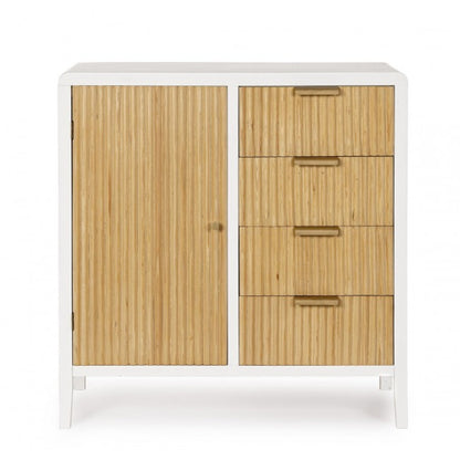 Credenza bianca 80x40x82 cm in legno