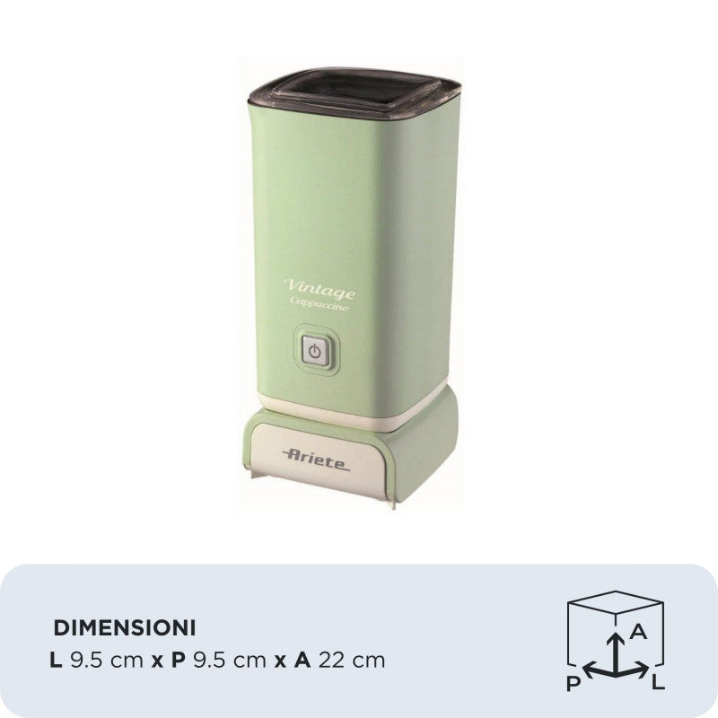 Cappuccinatore vintage verde Ariete