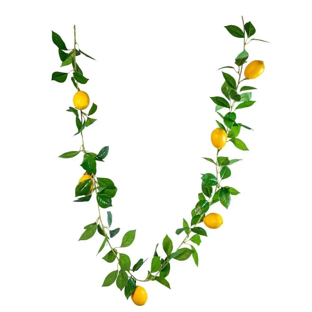 Ghirlanda con limoni gialli 171 cm