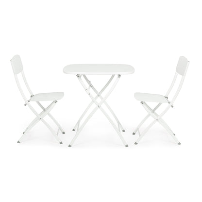 Set 3 pezzi Bistrot terracotta 44x50x85 cm