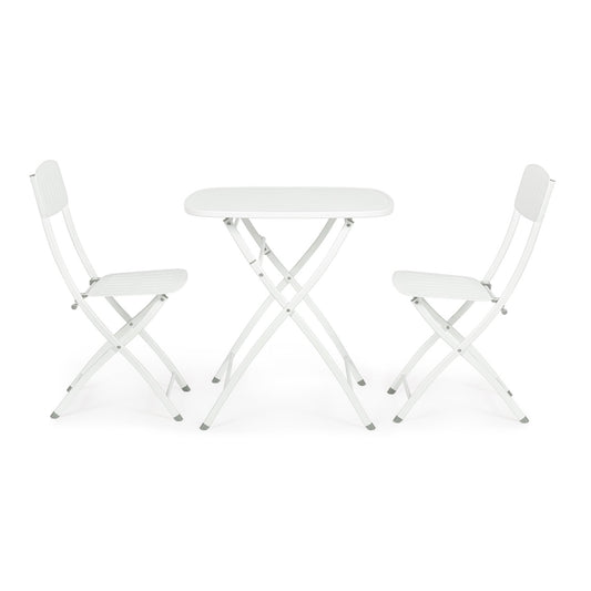 Set 3 pezzi Bistrot terracotta 44x50x85 cm