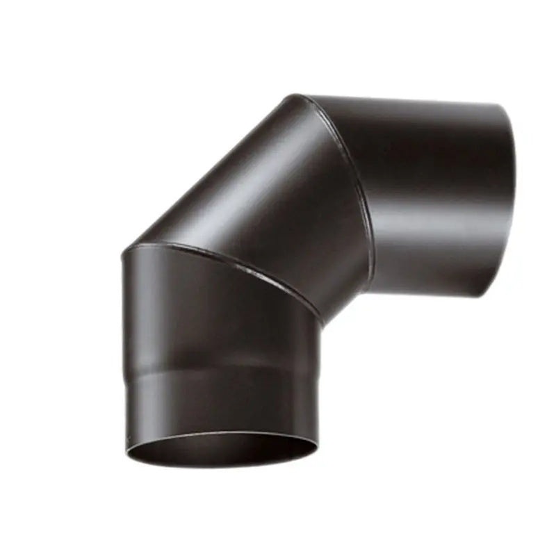 Curva 90° nero pesante - Ø 120 mm (Spessore 2,0 mm)