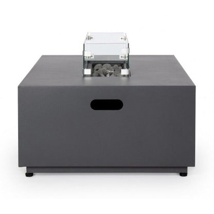 Camino a gas grigio scuro 110x65 cm