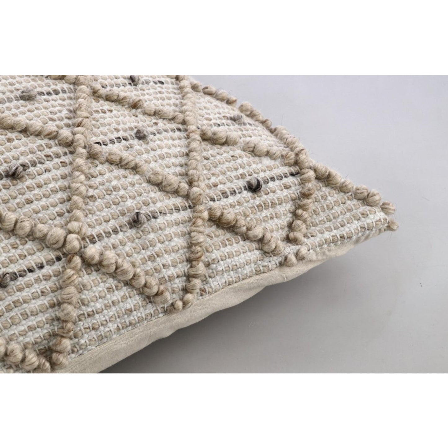 Cuscino bianco-naturale 80x80 cm