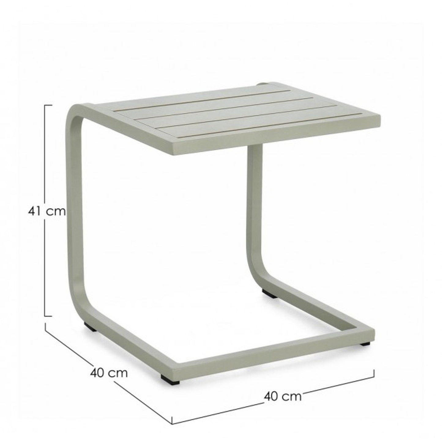 Tavolino da giardino 40x40 cm Breeze