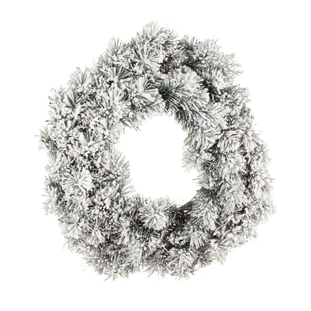 Corona di Natale Badia innevata Ø 60 cm