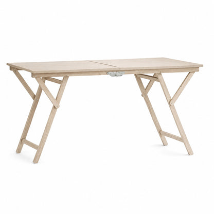 Folding oak picnic table 75x140x78h cm