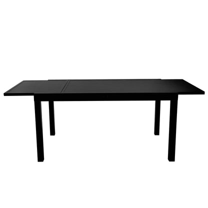 Sullivan aluminum table extendable anthracite cm150 - 210x90xh73