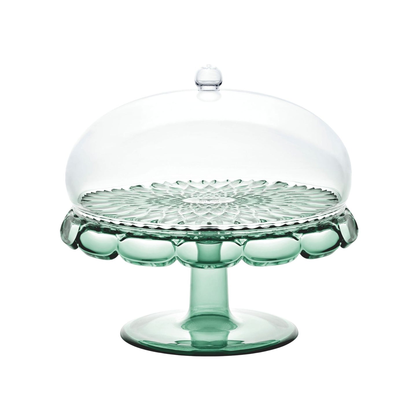 Alzata con campana Vanity verde Ø 30 cm