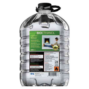 Odorless natural bioethanol 5 liters organic farm light 95% for fireplace and stoves