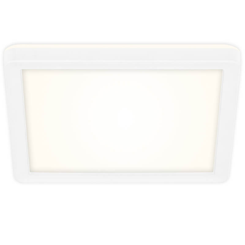 Schlankes LED-Panel, 19 cm, 1400 Lumen, 12 Watt, weiß