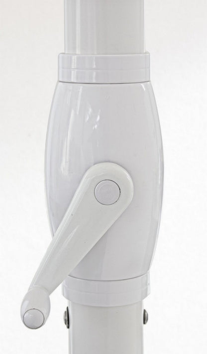 Umbrella Aluminum Alghero - White and Light Gray