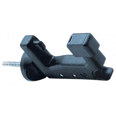 Black shackle plastic shutter holders (2 pieces)