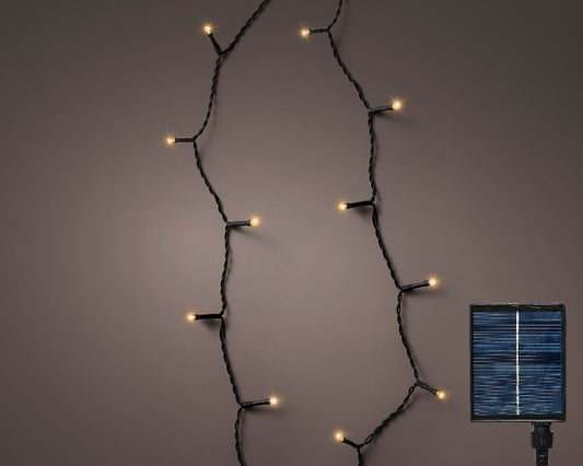 Dekorative Solarleuchte mit 8 Funktionen und blinkendem Effekt 1800 cm