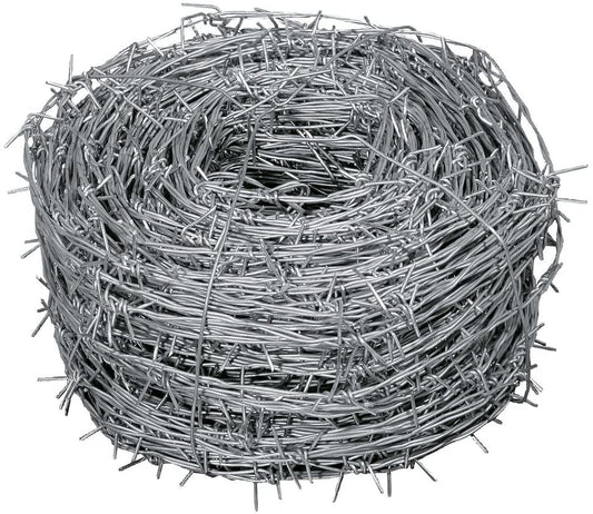 Alambre de Púas Galvanizado 100m para Jardinería y Bricolaje