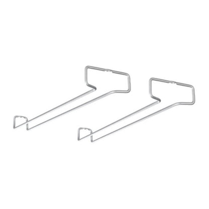 Metaltex - Set of 2 undershelf rails for 41 cm glasses