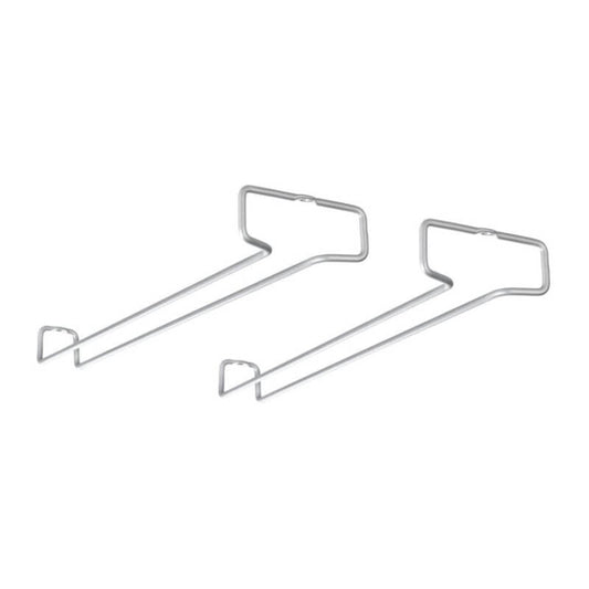 Metaltex - Set of 2 undershelf rails for 41 cm glasses