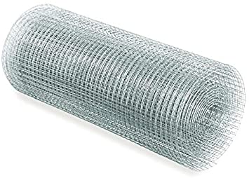 Malla Metálica Galvanizada 1x25 m - Alambre Ø 1 mm - Malla 12.5x12.5 mm