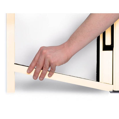 IRS-CE horizontales aufrollbares Moskitonetz 60 - 160x250 cm Elfenbein