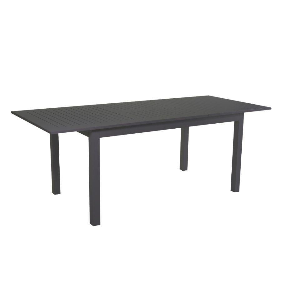 Sullivan aluminum table extendable anthracite cm150 - 210x90xh73