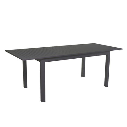 Sullivan aluminum table extendable anthracite cm150 - 210x90xh73