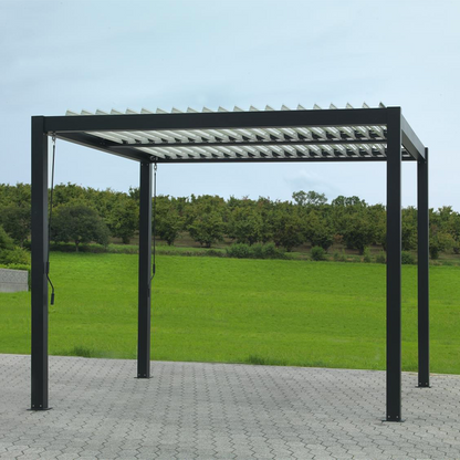 Pergola in alluminio Tennessee manuale 3x4x2.3