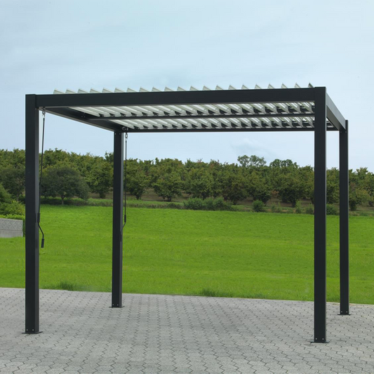 Pergola in alluminio Tennessee manuale 3x4x2.3