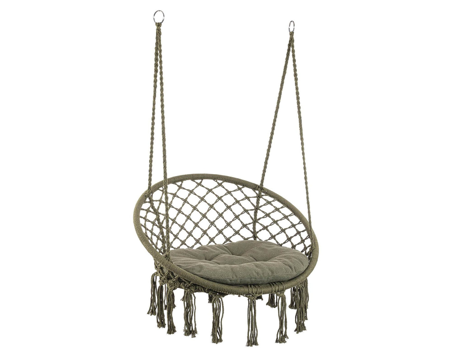 Escritor de amaca Javier Tondo Green D88x130h en algodón, poliéster y acero