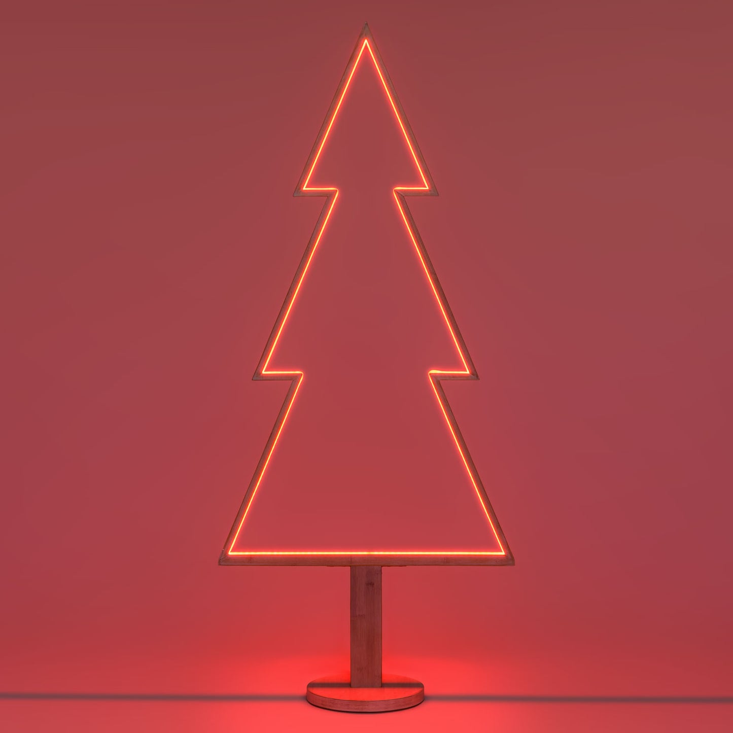 Abeto Al. 170 cm SMART RGBWW DLW Luces navideñas de madera blanqueada