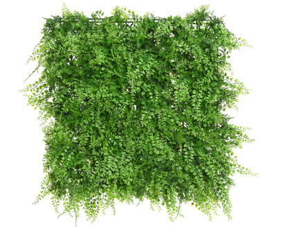 Green square decorative synthetic grass panel
