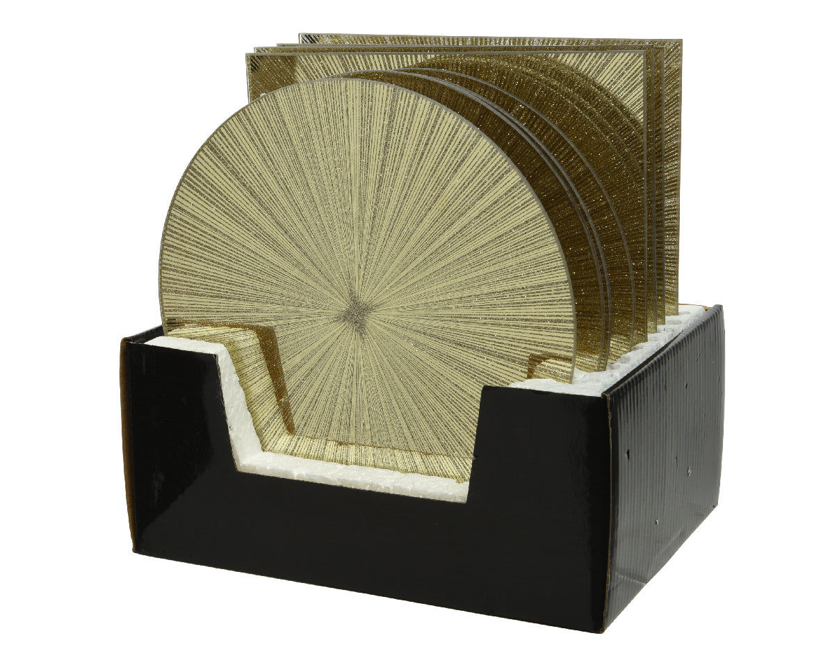 Glasuntersetzer in verschiedenen Formen ø20 cm