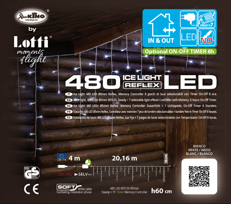 Eislicht WLED 480 LED 20,16 m x H60cm