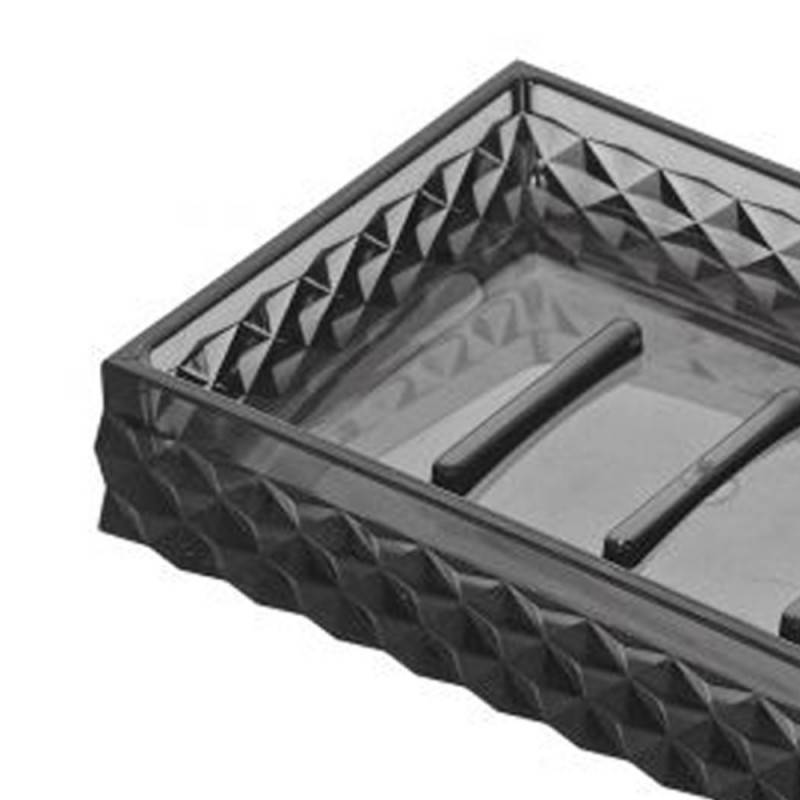 Milano schwarzer Seifenhalter | Hydroklik