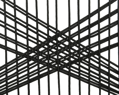 Seville Gray Stackable Chair In Pp With Outdoor Rope With Cushion