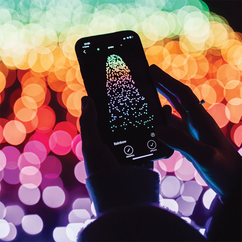 Twinkly Catena led rgb + weiß 48 metri 600 led