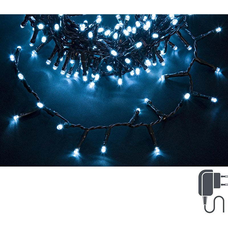 SNAKE Christmas lights White Light Green wire 18.2 meters