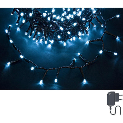 SNAKE Christmas lights White Light Green wire 18.2 meters