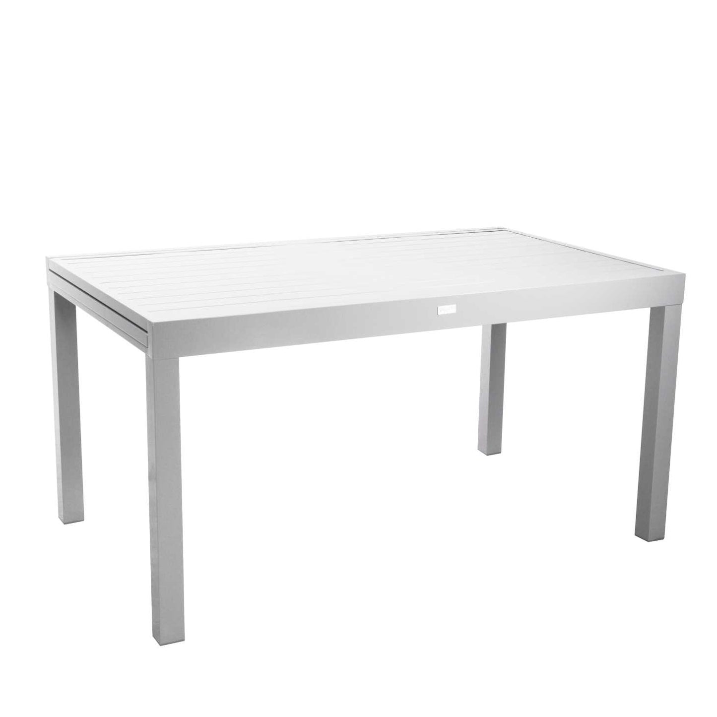 Mesa extensible de aluminio blanco Sullivan