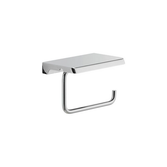 Portarrollos con tapa cromada