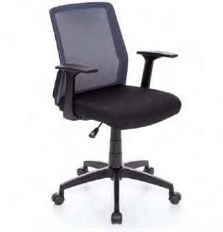 Modern black armchair