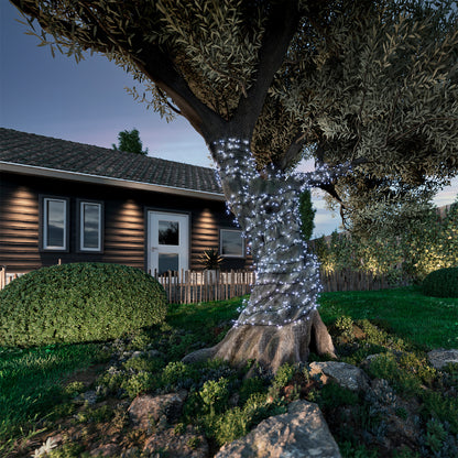 Kompakte Solarlampen mit funkelndem Effekt L 2250 cm