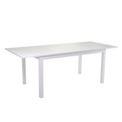 Mesa extensible de aluminio blanco Sullivan