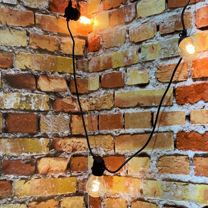 Party Light 36V 10 A60 E27 Spiral Filament LED 4+5m Weihnachtsbeleuchtung