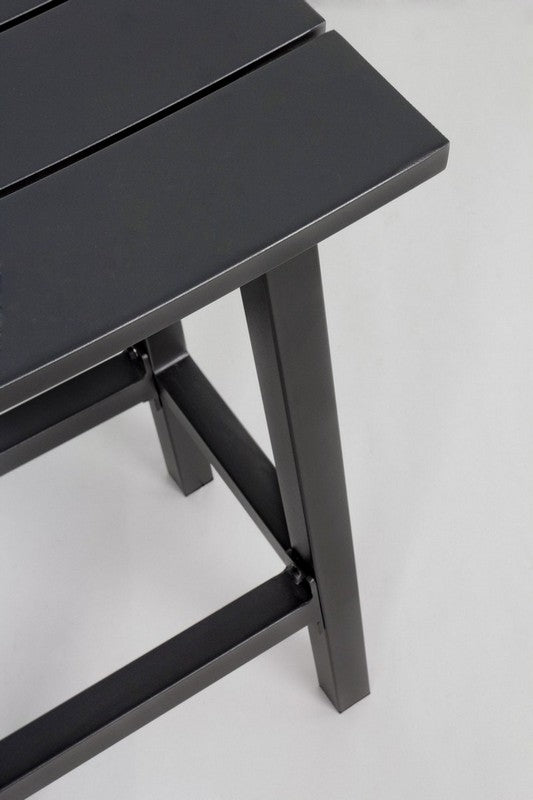 Antracite Skipper Hocker - 41,8x31x71 cm