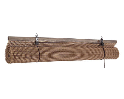 Marrone curtain 90x180h in bamboo and wood