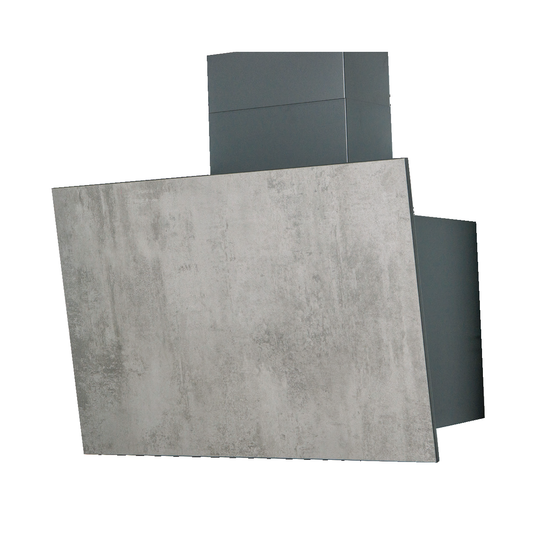 ITACA Dunstabzugshaube aus silbernem Edelstahl 110 cm