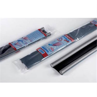 Geko Double Stop door sill draft excluder brown 9.5 cm x 2 cm