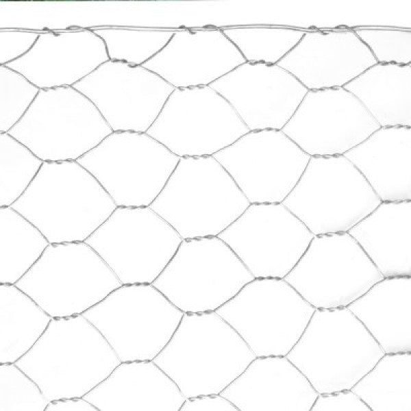 Malla Metálica Galvanizada Hexagonal - H. 100 Ø 12 - Malla 16 mm