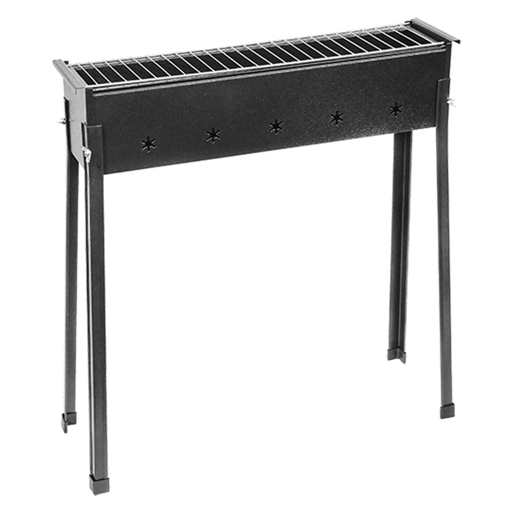 Cook skewers in charcoal art. '510.a' cm 80 x 15 x h 70